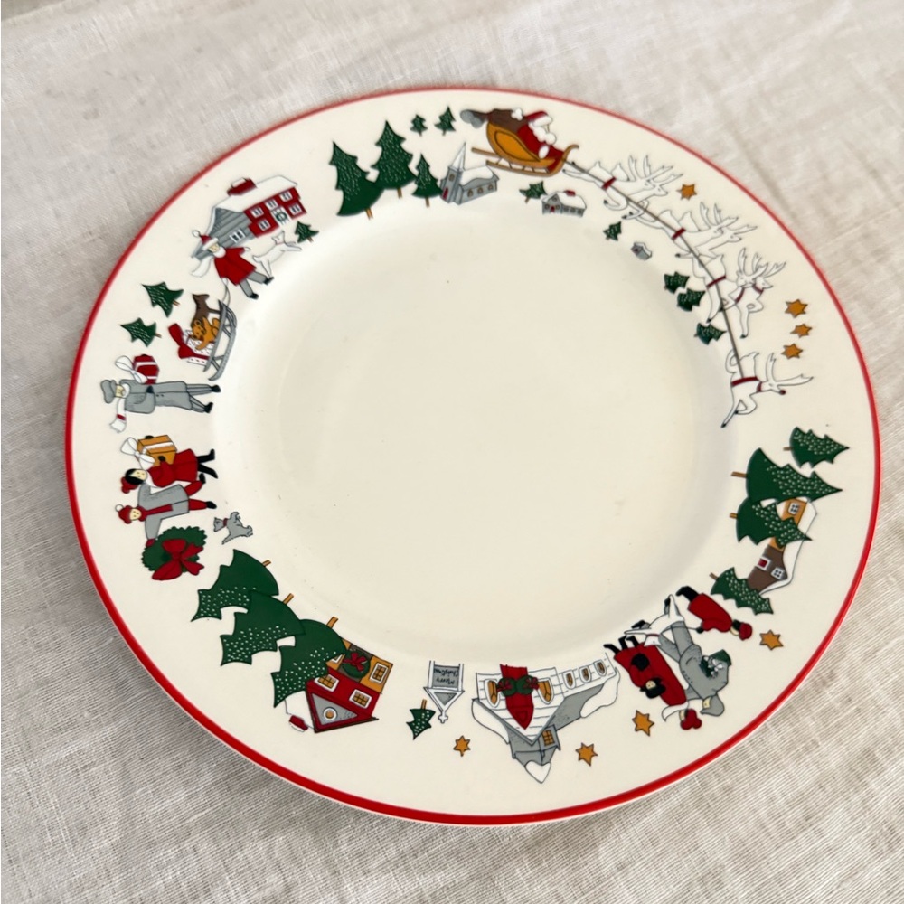 Cuthbertson Family Christmas holiday plate